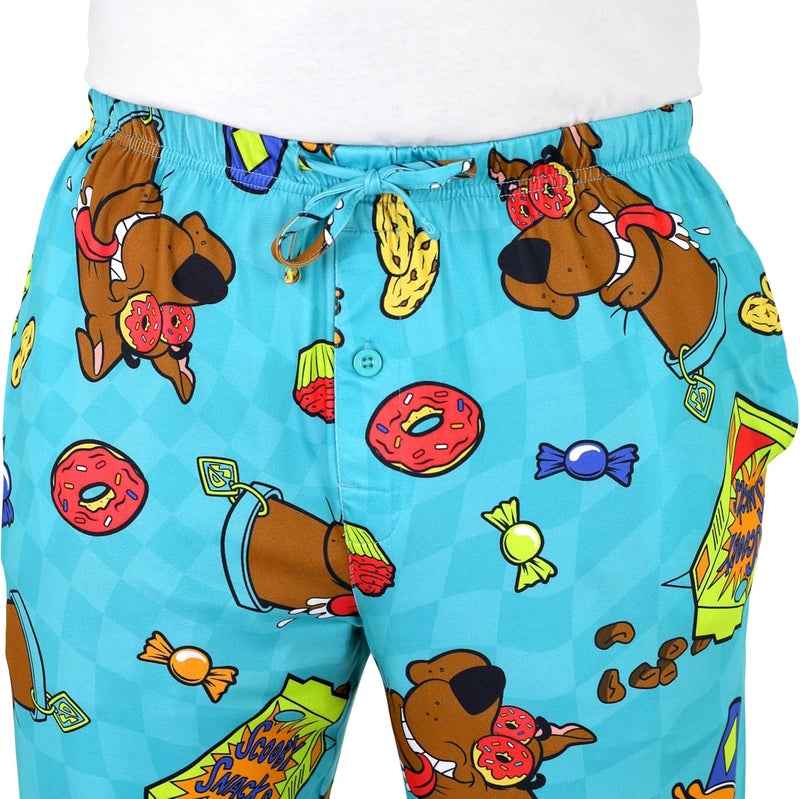 Briefly Stated Scooby Doo Pajama Pants for Men, Performance Cartoon Pajama Bottoms for Adults, Scooby-Doo PJs, S-M-L-XL - Image 1